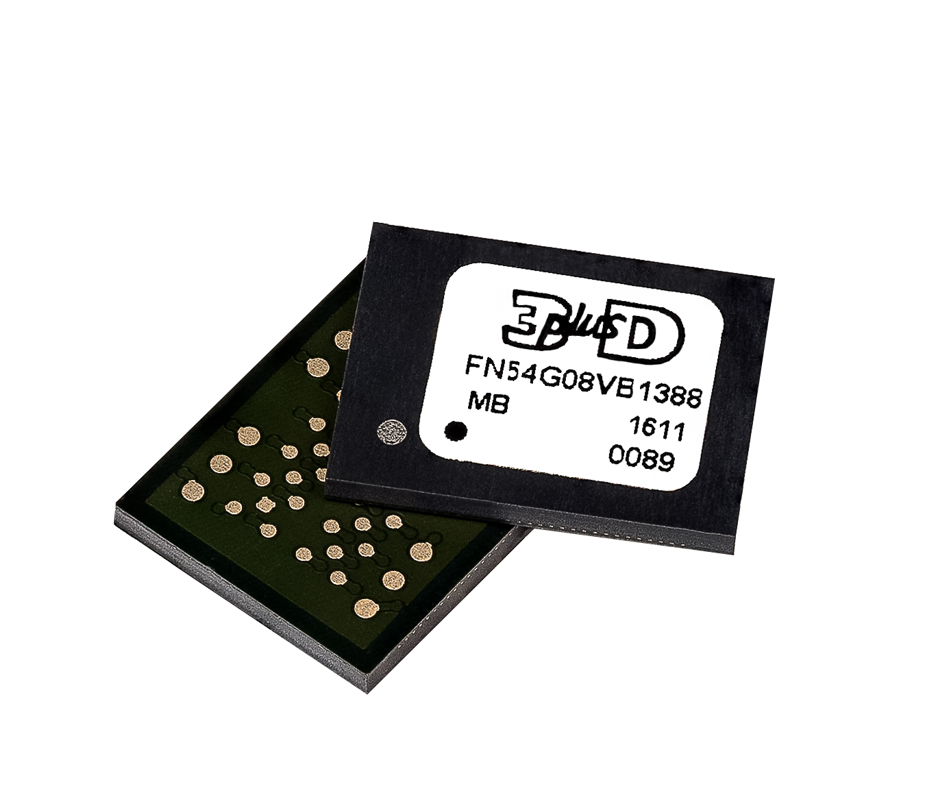 3D PLUS 64Gb NAND Flash Industrial memory 3DFN64G08VB1388