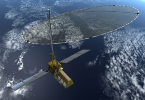 Nasa-Isro synthetic aperture radar (NISAR) satellite in orbit.