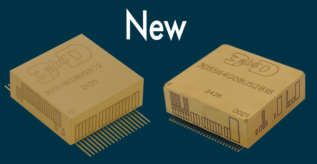 3DSS24G08VS3626 Radiation Tolerant Intelligent Memory Stack (RTIMS) Flash, a user-friendly, high-density, plug-and-play NAND Flash memory