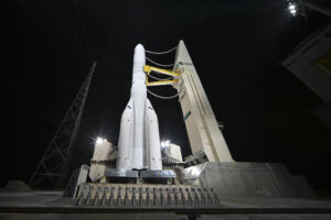 First Ariane 6 with four boosters on the launch pad VA267